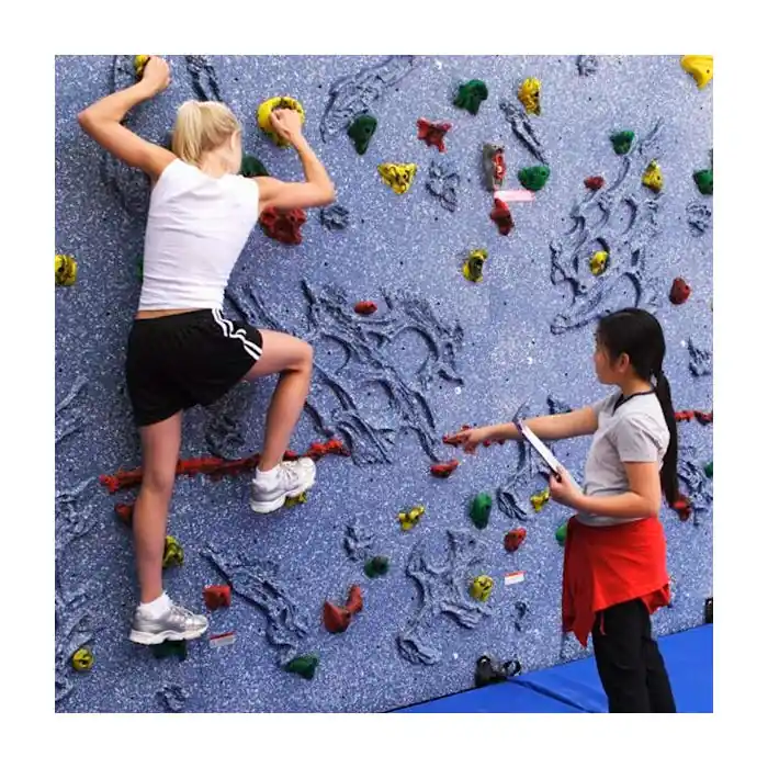 Bargain Everlast Magna Relief Feature Traverse Wall, 8 x 20 Feet Red